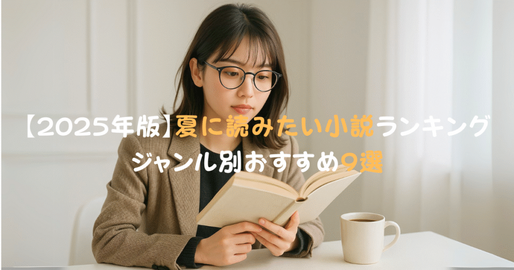 【2025年版】夏に読みたい小説ランキング｜ジャンル別おすすめ9選