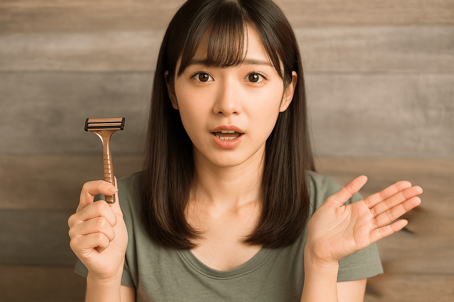 貝印 T型ゴールドステンレスSM
